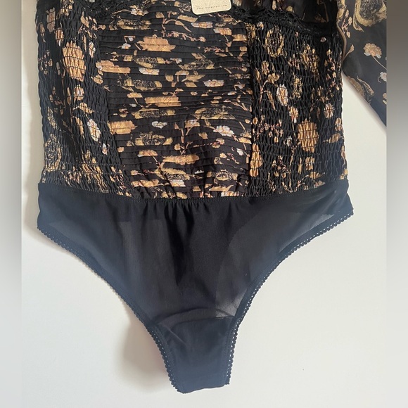 NWT Free People Intimately Free Brunch Date Bodysuit SZ XS 🖤✨ - Picture 8 of 14